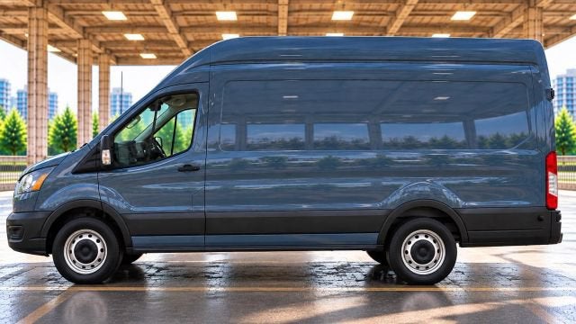 2021 Ford Transit Cargo Van High Roof Extended Length Van 3D
