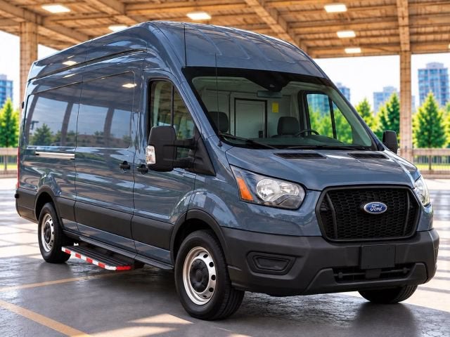 2021 Ford Transit Cargo Van High Roof Extended Length Van 3D